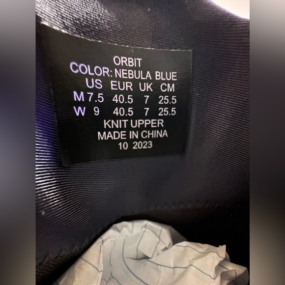 Orbit Work Unisex sneakers - Stratus EVA (Nebula Blue) Sz 7.5M/9W - Picture 7 of 9